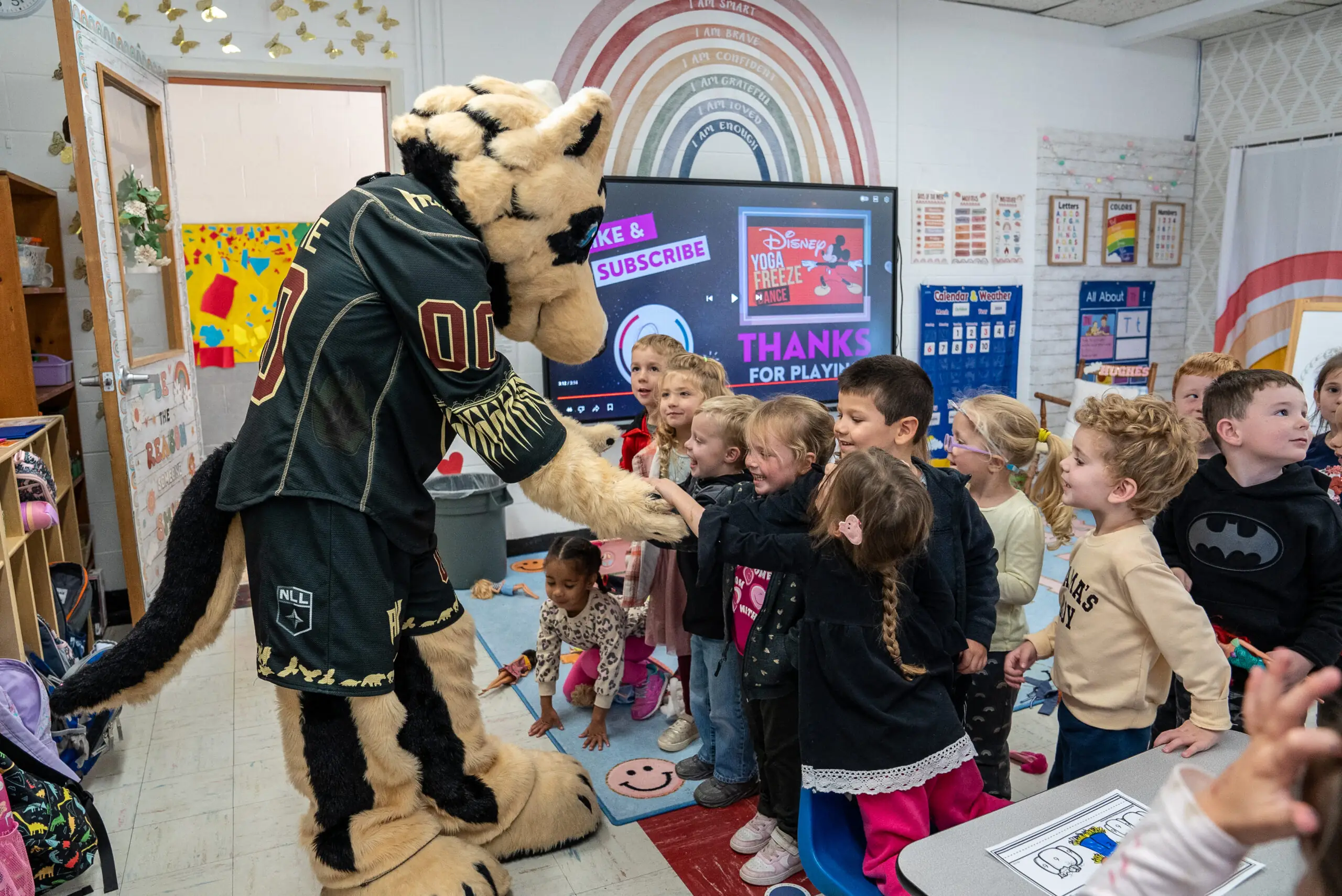 Community Appearances Coach with Kids