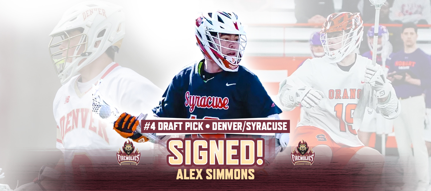 ALBANY FIREWOLVES INK ALEX SIMMONS FOR TWO YEARS - Oshawa FireWolves