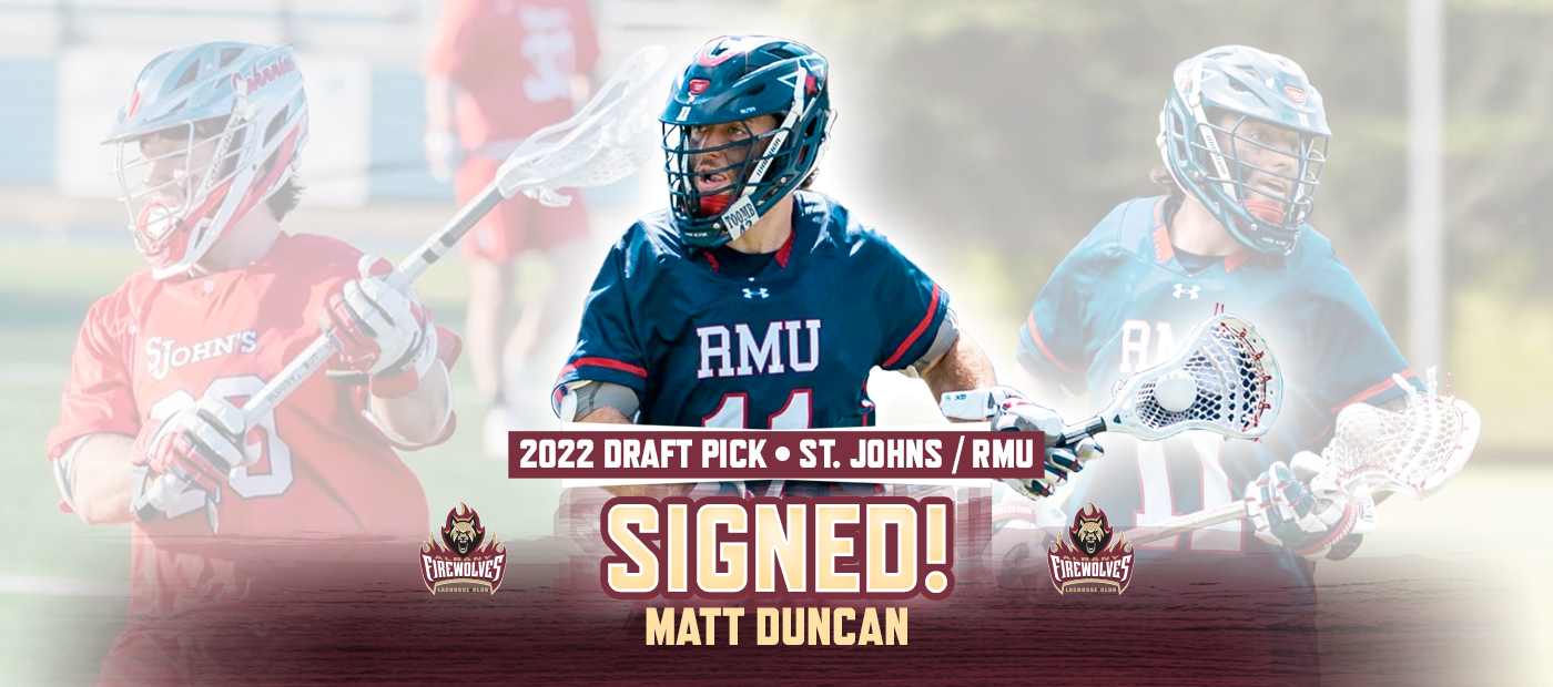 ALBANY FIREWOLVES AGREE TO TERMS WITH MATT DUNCAN - Oshawa FireWolves
